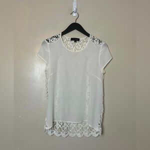 PINK TARTAN - 100% Silk Front and 100% Cotton back top.  Medium - p2p is 19".